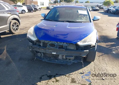 2014 Hyundai Veloster Turbo R-Spec from USA, damaged, VIN KMHTC6AE5EU202393